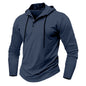 Sports Fitness Hooded Long Sleeve Top Men