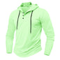 Sports Fitness Hooded Long Sleeve Top Men