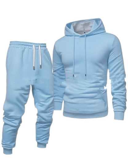Light Board All-matching Hooded Sweatshirt And Sweatpants Leisure Sports Suit