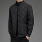 Men's Fleece-lined Warm Stand Collar Cotton-padded Coat